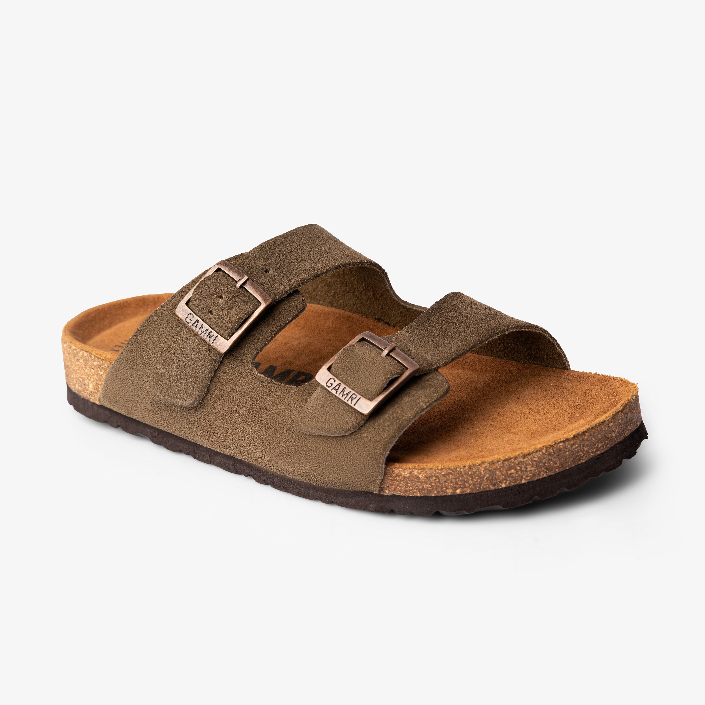 Cork Sandals Olive Green