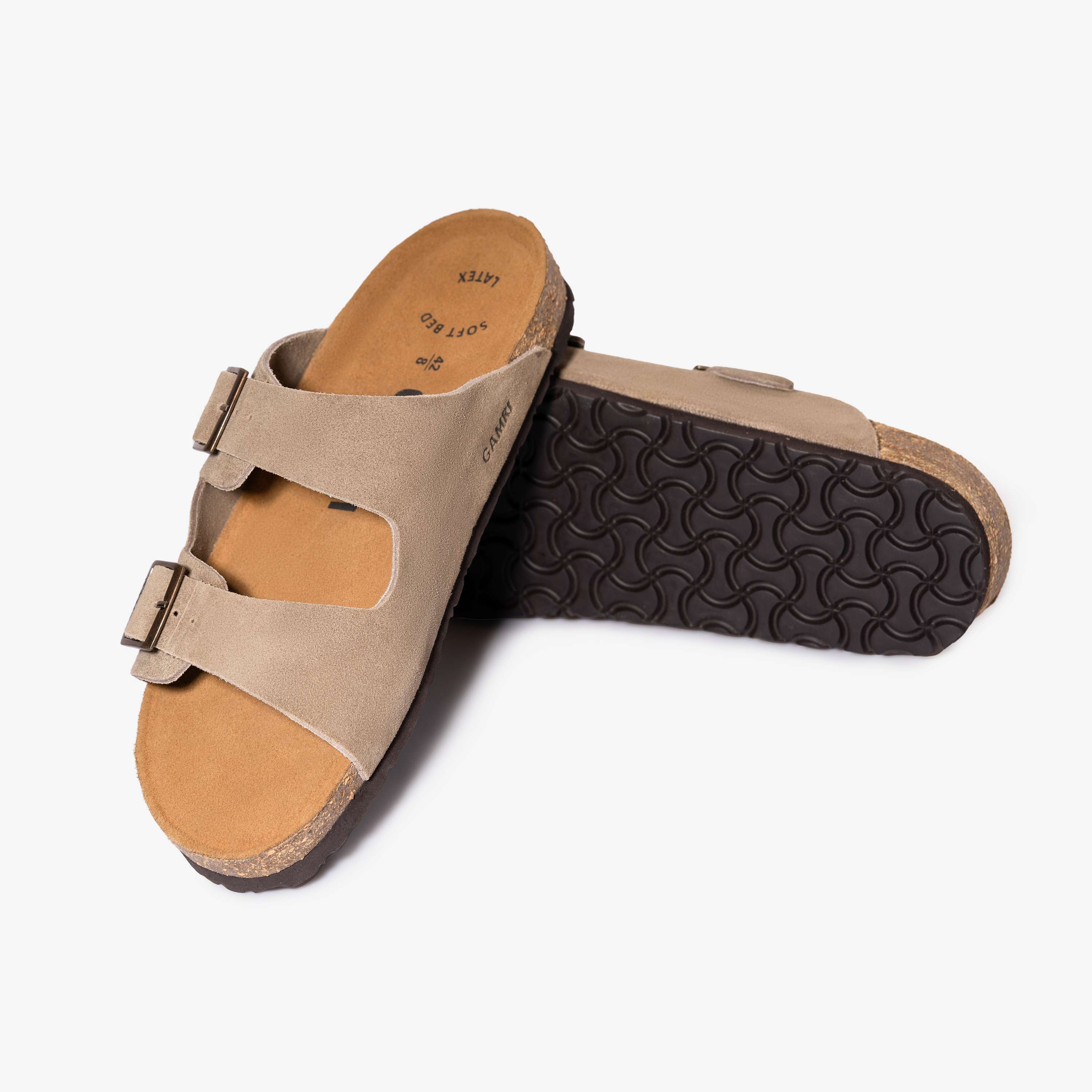 Cork Sandals Stone